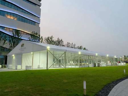 靈通篷房助力長江潮文旅生活節(jié)，預?；顒訄A滿成功