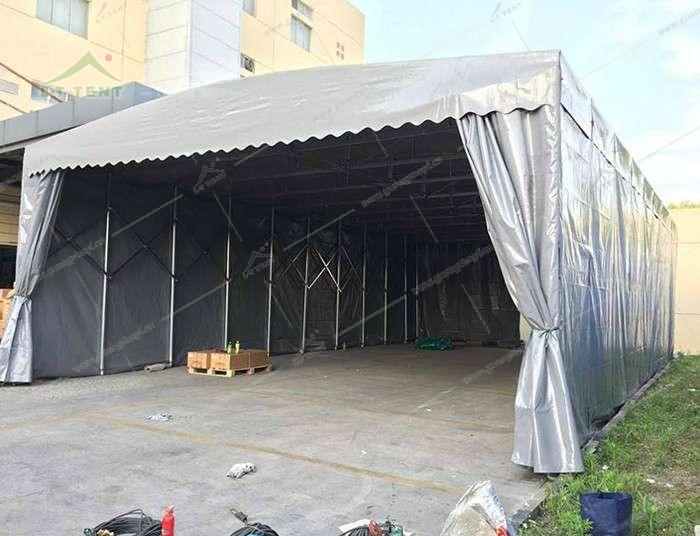 鋼架移動伸縮篷房